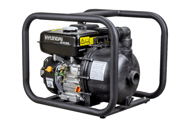 MOTOBOMBA HYUNDAI HYC50 GASOLINA LÍQUIDOS CORROSIVOS 30000 L/H