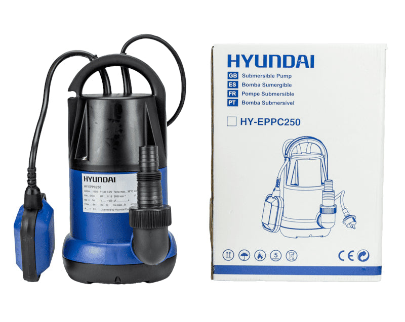 BOMBA SUMERGIBLE HYUNDAI HY-EPPC250 250W 6000 L/H
