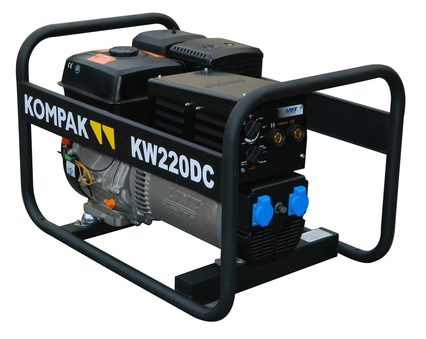 MOTOSOLDADORA KOMPAK KP-W220DC GASOLINA MOTOR HYUNDAI 15,0HP