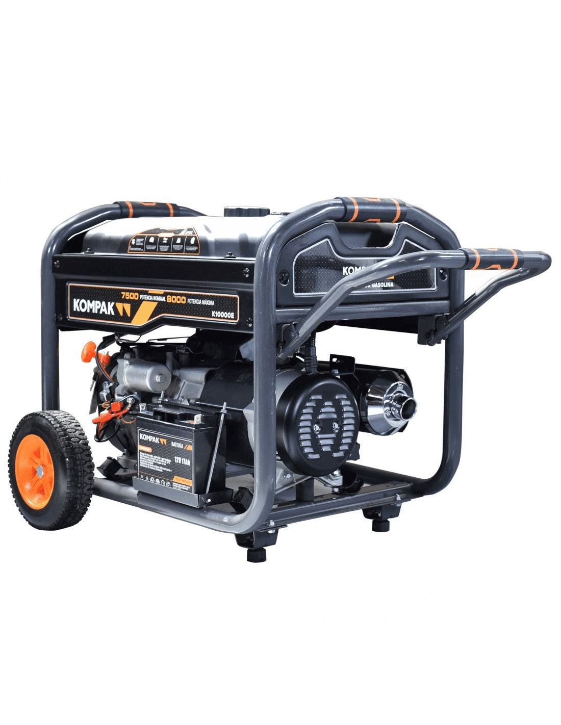 Generador gasolina 8 kW con AVR Kompak K10000E