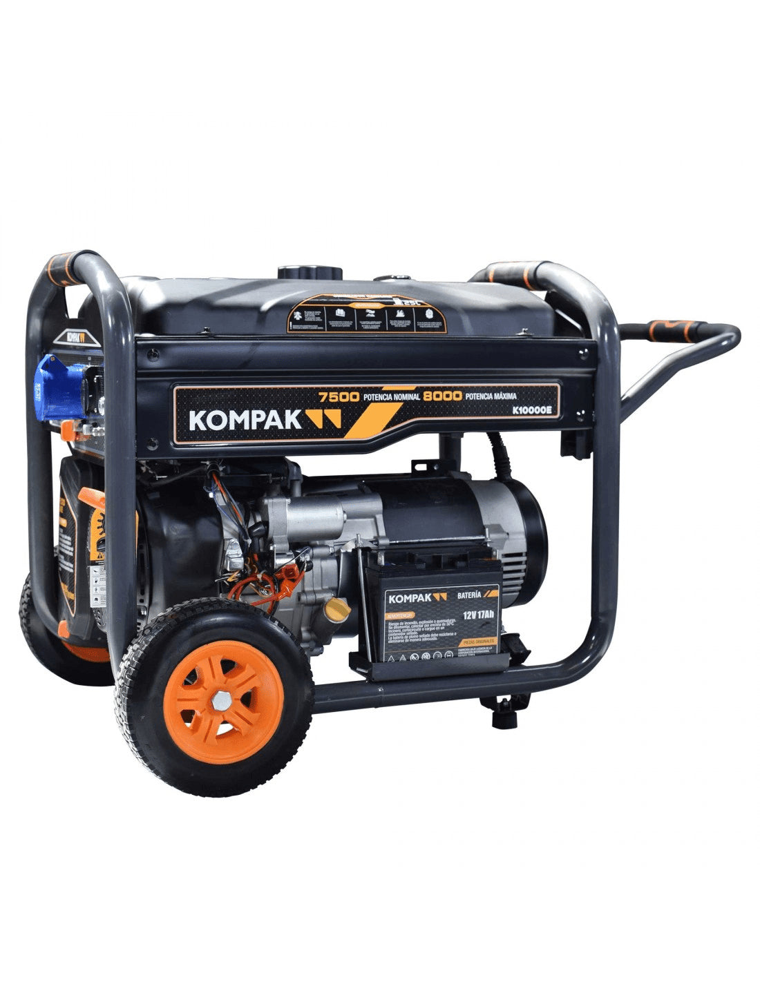 Generador gasolina 8 kW con AVR Kompak K10000E