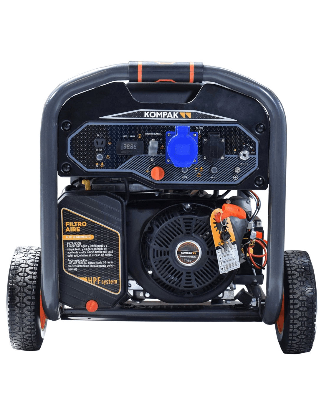 Generador gasolina 8 kW con AVR Kompak K10000E