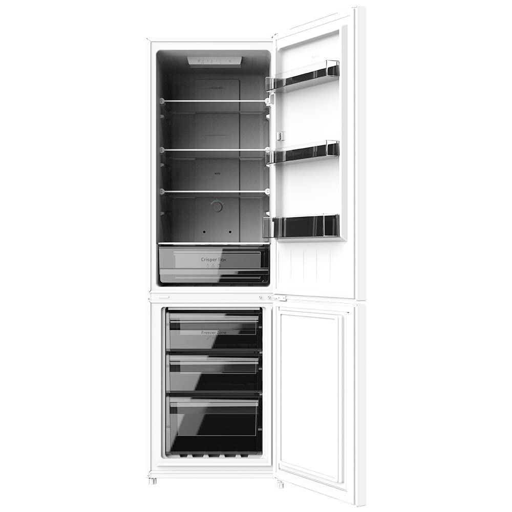 Cecotec Frigorífico Combi 250L No Frost, 181cm, 55cm Ancho, Bajo Consumo, Blanco