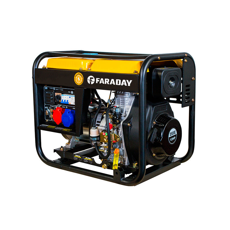 Generador diésel 7.5/8 kVA abierto100% mono/trifásico 8000LET