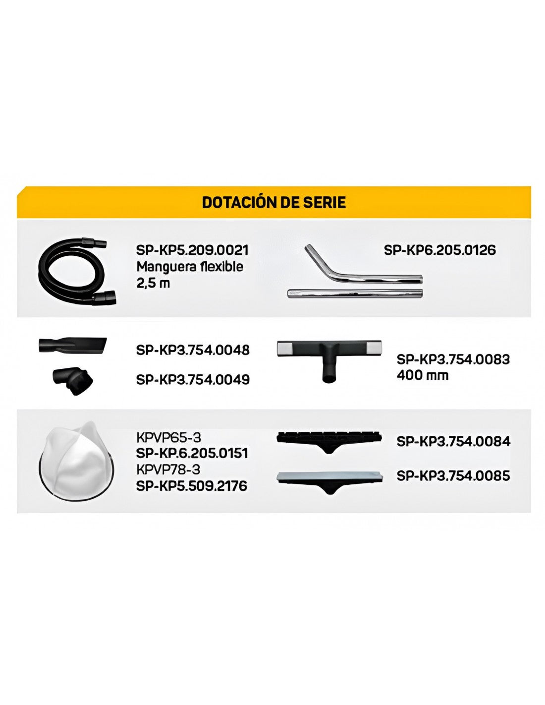 Aspiradores Industriales sin bolsa 3600w KPVP78-3