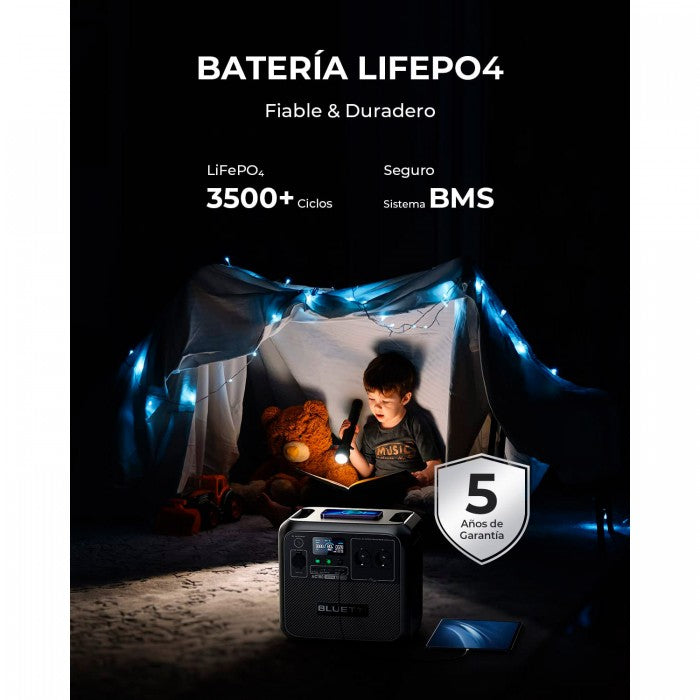 Estación De Energía Portátil BLUETTI | 1800W 1152Wh AC180