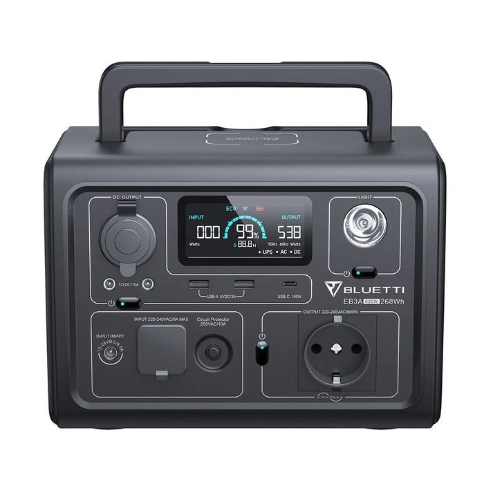 Estación Portátil De Energía | 600W 268Wh BLUETTI EB3A