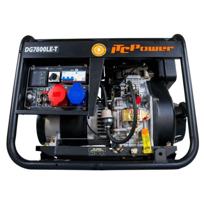DG7800LET Generador diésel ITC Power 7 kVA trifásico