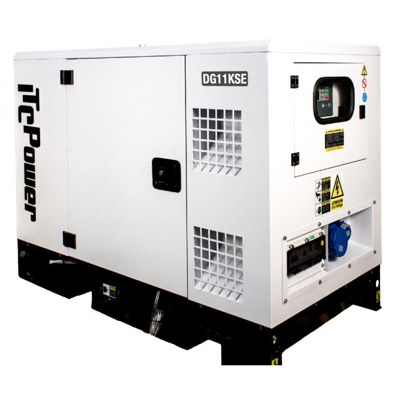 Grupo Electrógeno Diesel Insonorizado ITCPower Monofásico 11 Kw DG11KSEm