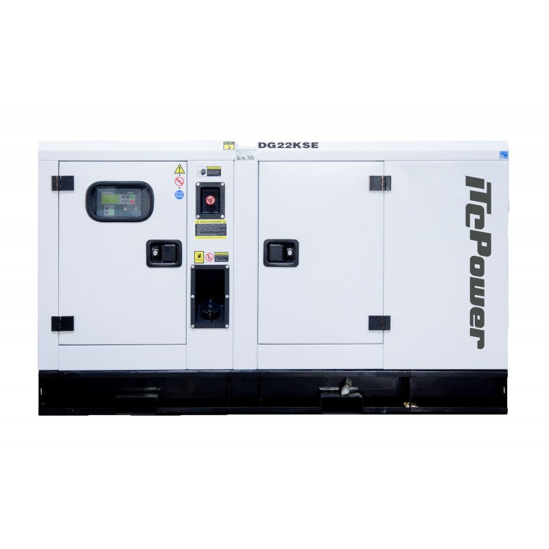 Grupo Electrógeno Insonorizado ITCPower Trifásico 22 kVA DG22KSE