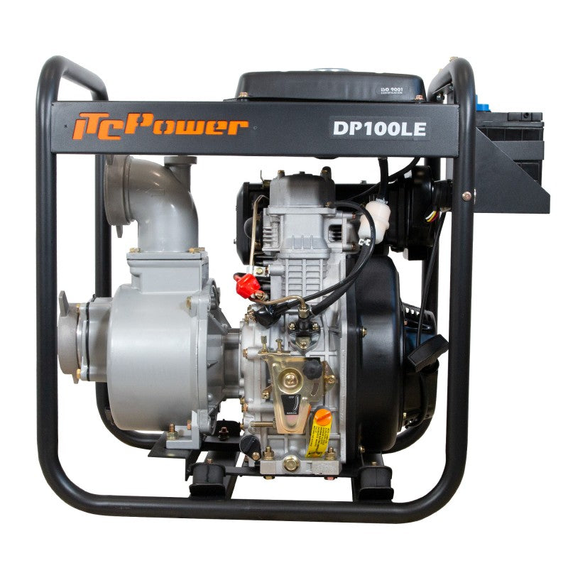MOTOBOMBA ITCPOWER DP100LE DIESEL 10HP 90000 L/H