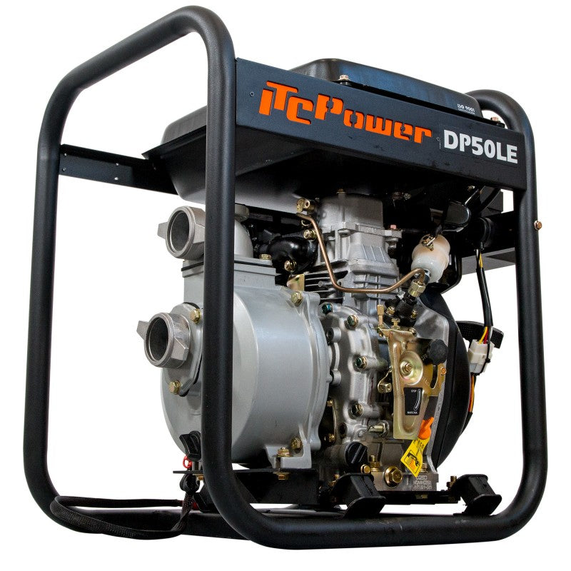 MOTOBOMBA ITCPOWER DP50LE DIESEL 6,0HP 43600 L/H