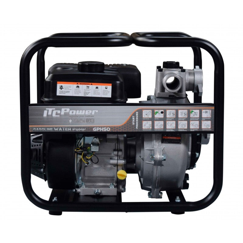 MOTOBOMBA ITCPOWER GPH50 GASOLINA ALTA PRESIÓN 6,5 BAR