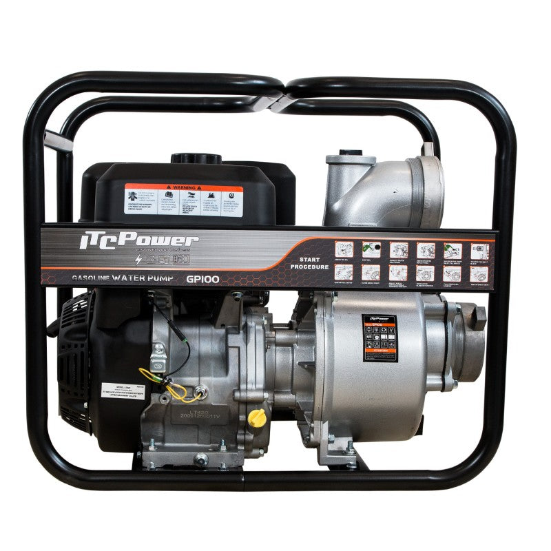 MOTOBOMBA ITCPOWER GP100 GASOLINA 9,0HP 100000 L/H