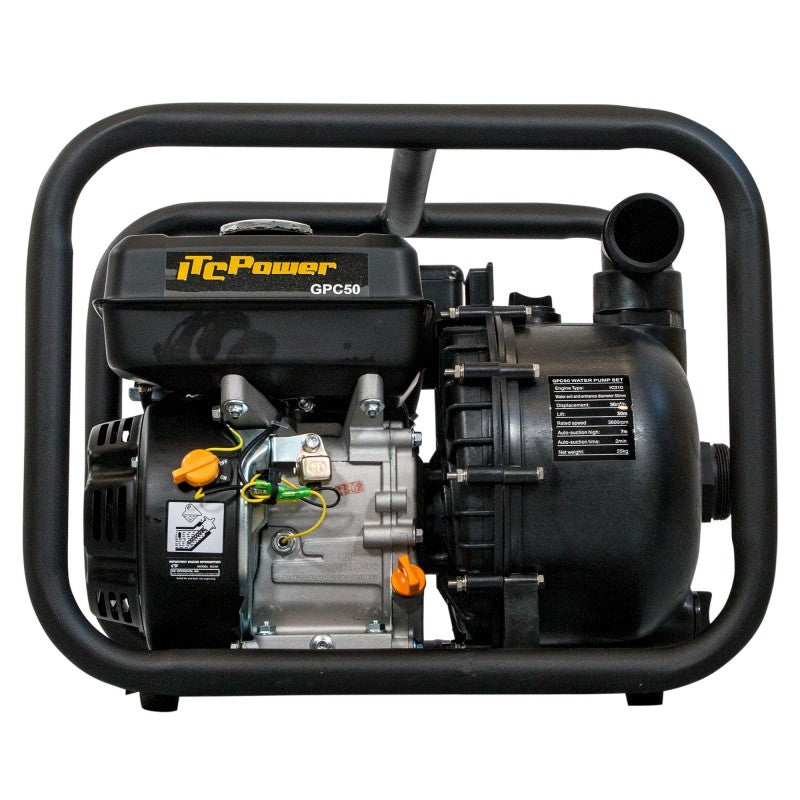 MOTOBOMBA ITCPOWER GPC50 GASOLINA LÍQUIDOS CORROSIVOS 30000 L/H