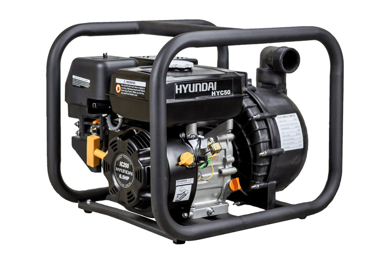 MOTOBOMBA HYUNDAI HYC50 GASOLINA LÍQUIDOS CORROSIVOS 30000 L/H