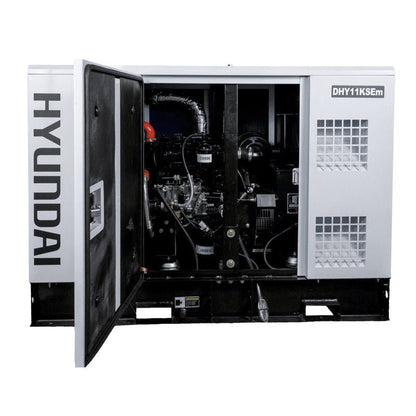 Grupo electrógeno 10/11 kVA motor Hyundai 1500 RPM 230V – insonorizado
