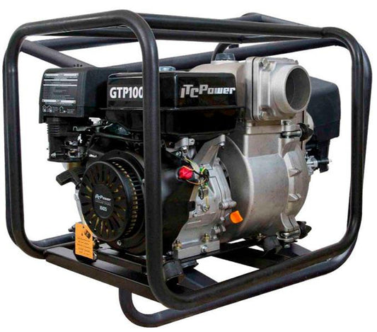 MOTOBOMBA ITCPOWER GTP100X GASOLINA AGUAS CARGADAS