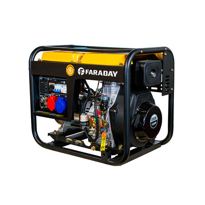 Generador diésel 7.5/8 kVA abierto100% mono/trifásico 8000LET