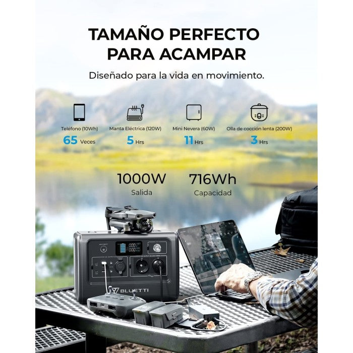 Estación De Energía Portátil | 1.000W 716Wh BLUETTI EB70