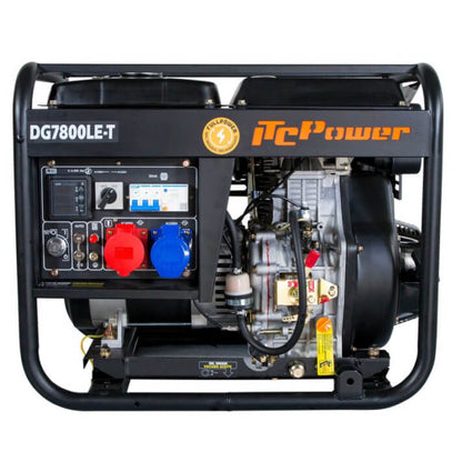 DG7800LET Generador diésel ITC Power 7 kVA trifásico