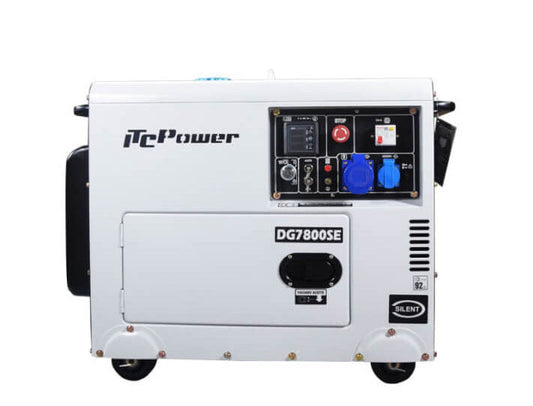 Generador Eléctrico diésel 6,5 KW DG7800SE Insonorizado