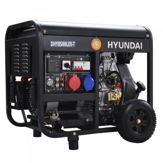 Generador eléctrico Hyundai  8,1 KVA DHY8500LEK-T