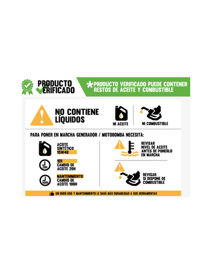 Generador Inverter Gasolina 3900W ITCPower GG40Xi