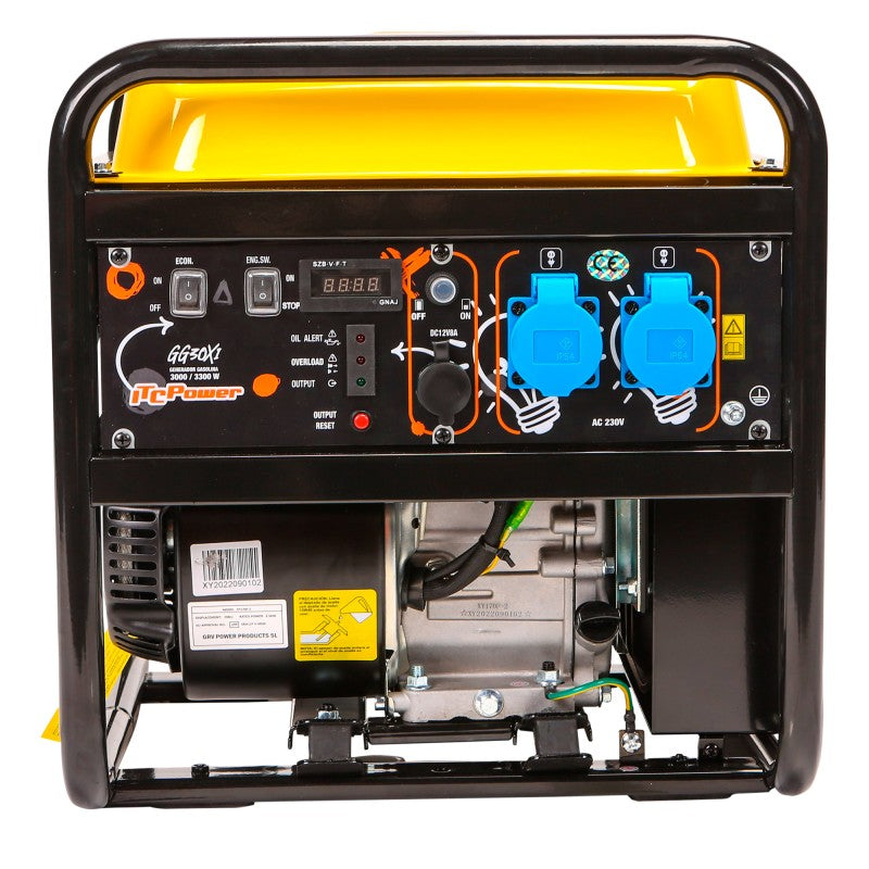 Generador Inverter Abierto Gasolina ITC Power 3,3kVA GG30Xi