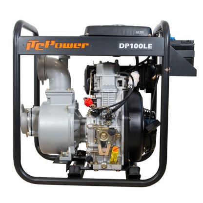 MOTOBOMBA ITCPOWER DP100LE DIESEL 10HP 90000 L/H