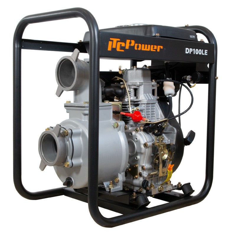 MOTOBOMBA ITCPOWER DP100LE DIESEL 10HP 90000 L/H