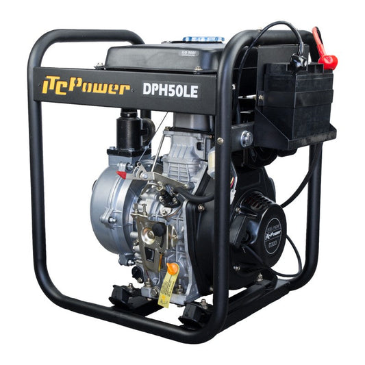 MOTOBOMBA ITCPOWER DPH50LE DIESEL ALTA PRESIÓN 3,7 BAR