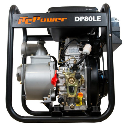 MOTOBOMBA ITCPOWER DP80LE DIESEL 6,0HP 61600 L/H