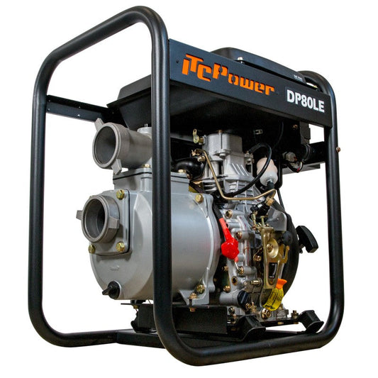 MOTOBOMBA ITCPOWER DP80LE DIESEL 6,0HP 61600 L/H