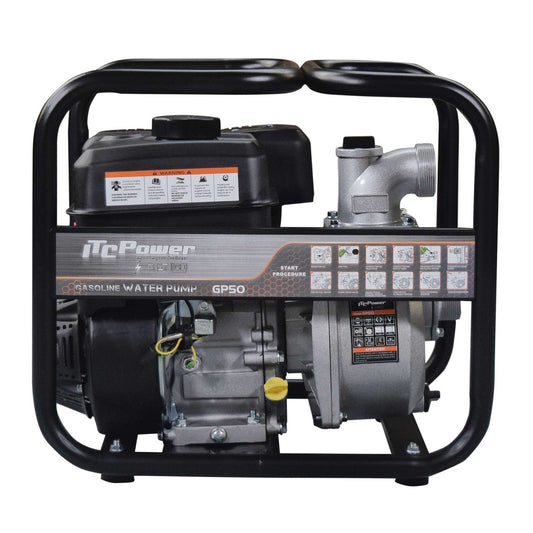 MOTOBOMBA ITCPOWER GP50 GASOLINA 6,5HP 30000 L/H